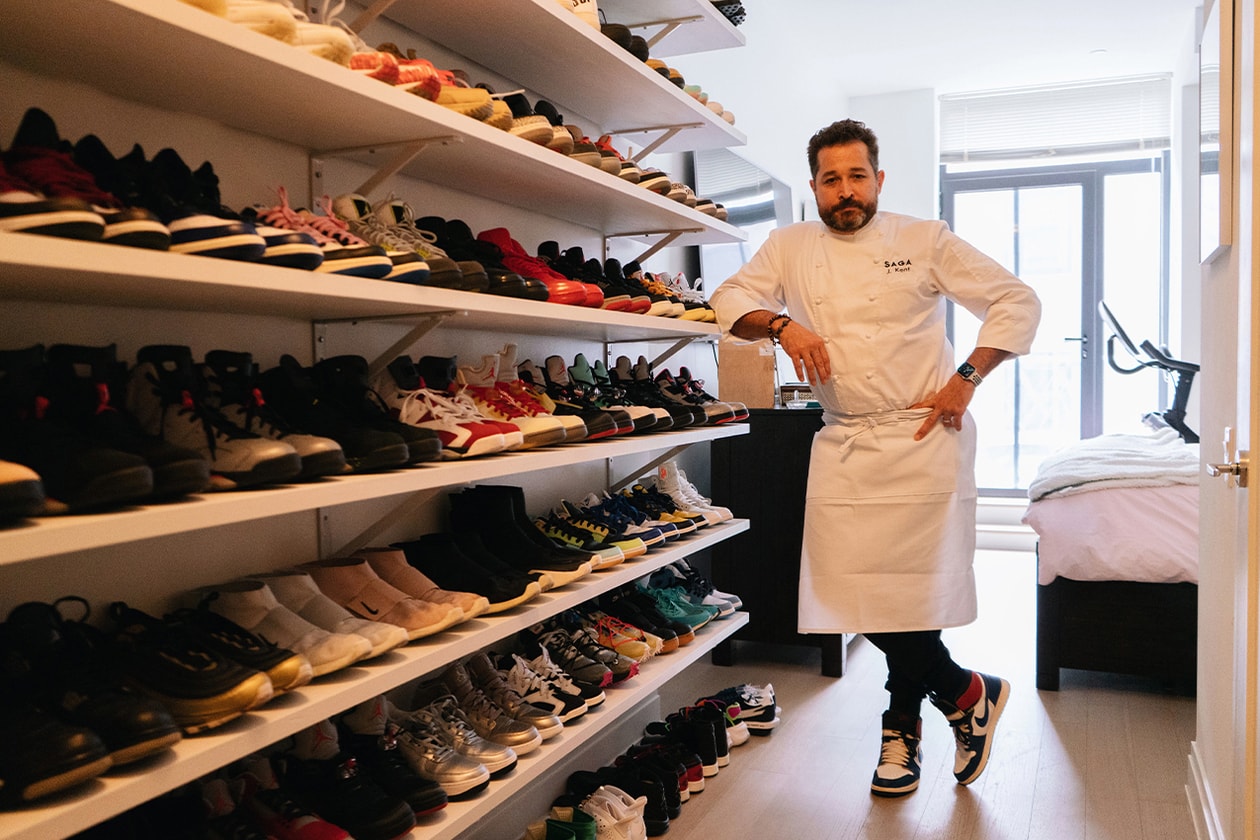 sole mates chef james kent union la air michael jordan brand 1 interview conversation food sneakers