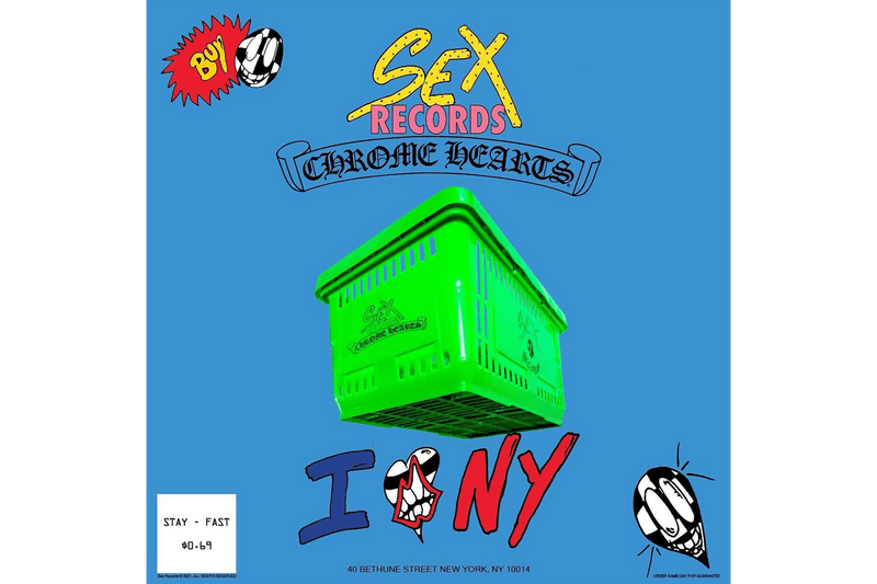 Chrome Hearts sex records New York Fashion Week Pop up Bethune Street Stark Matt DiGiacomo NYFW New York silver cross leather 99 EYES 