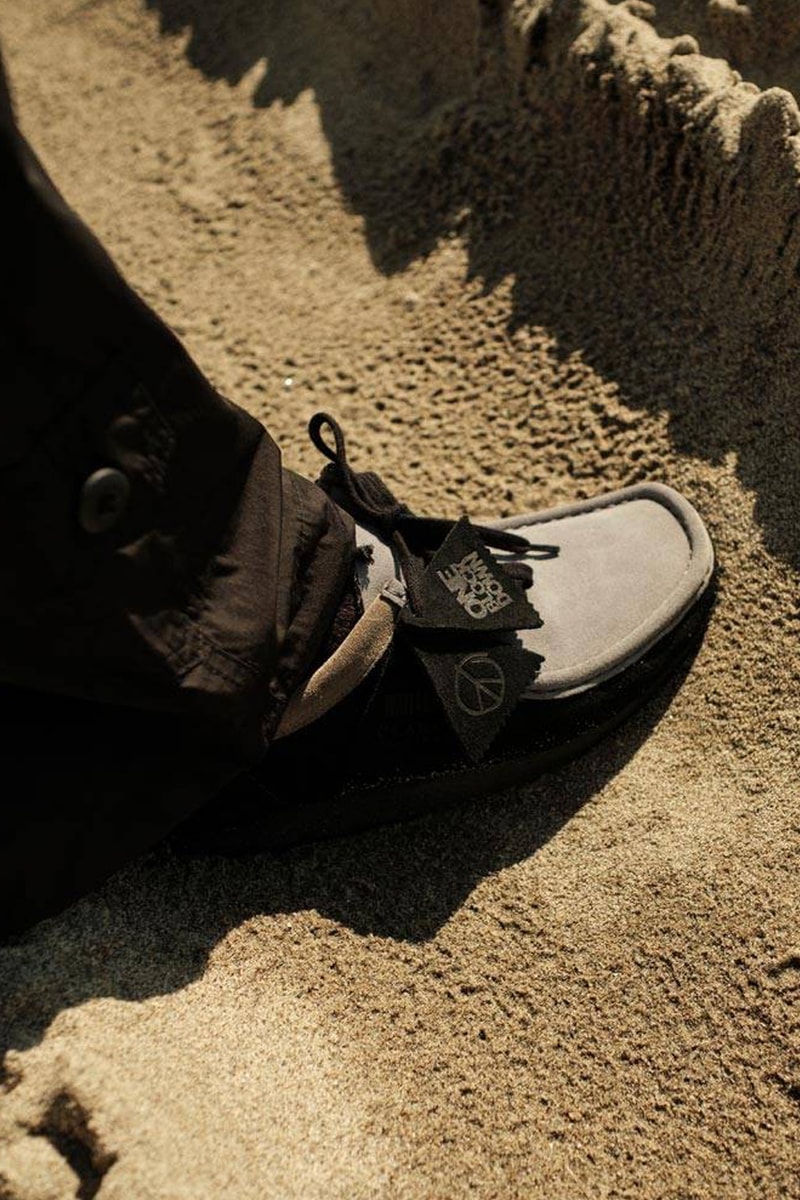 Clarks Originals x ONE BLOCK DOWN Wallabees Info dawn dusk hang tags release 
