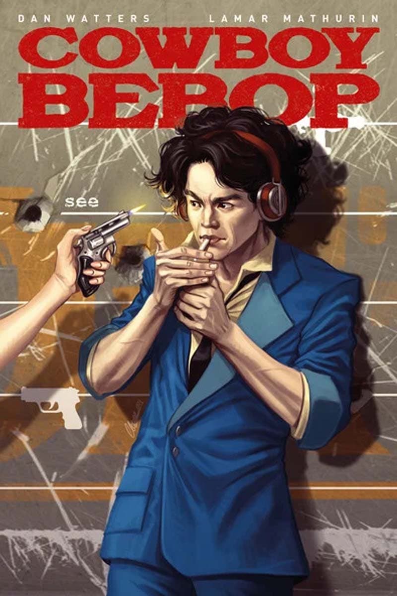 cowboy bebop john cho netflix sunrise titan comics adaptation live action first issue variant covers 