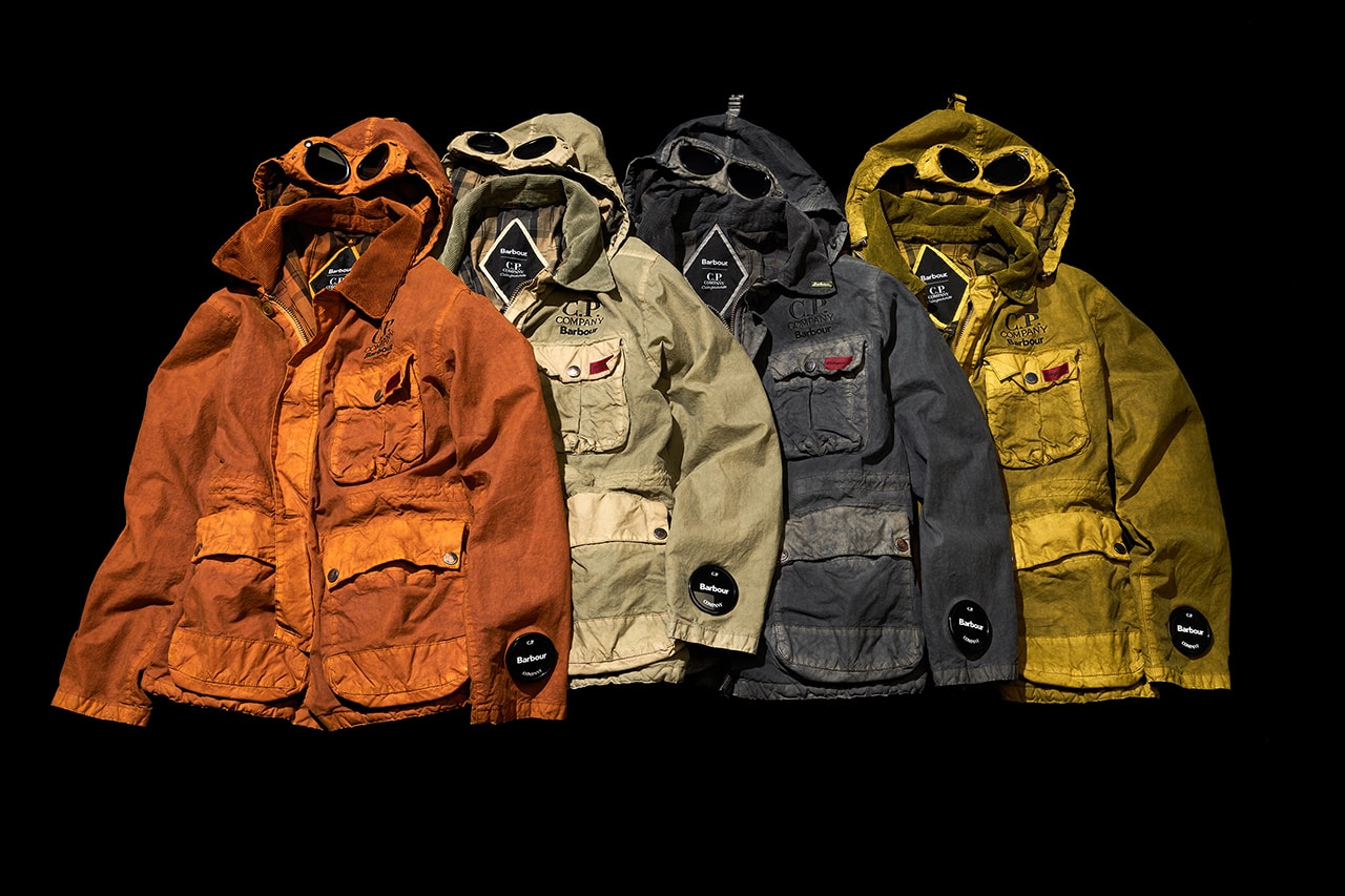 C.P. Company Cinquanta x Barbour 50th Anniversary Celebration Mille Jacket Goggle Coat 1960s Solway World Land Trust Massimo Osti Raffle Competition Enter Online