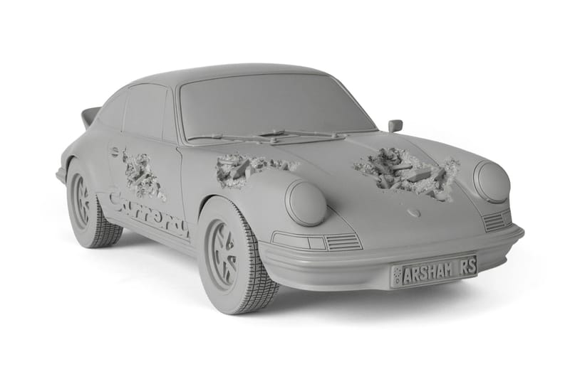 Daniel Arsham to Release 'Eroded Carrera RS' Sculptures