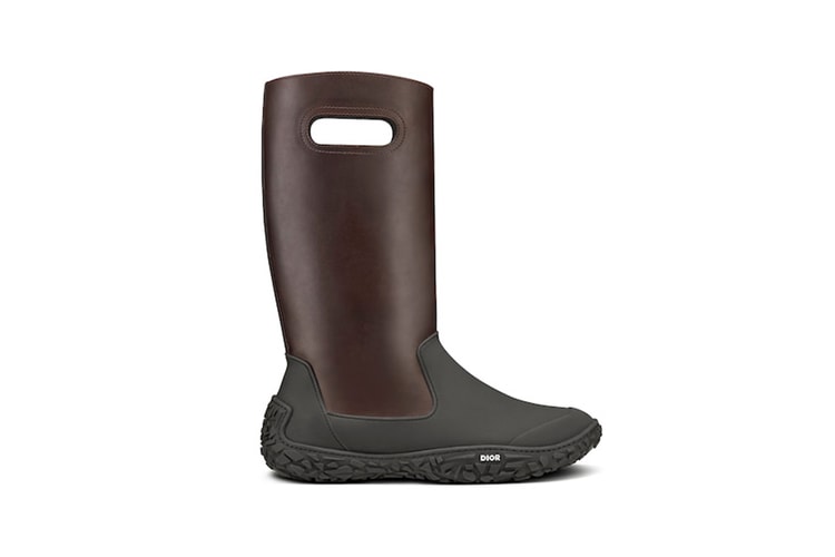 Dior Dresses the B28 Boot in Smooth Brown Calfskin