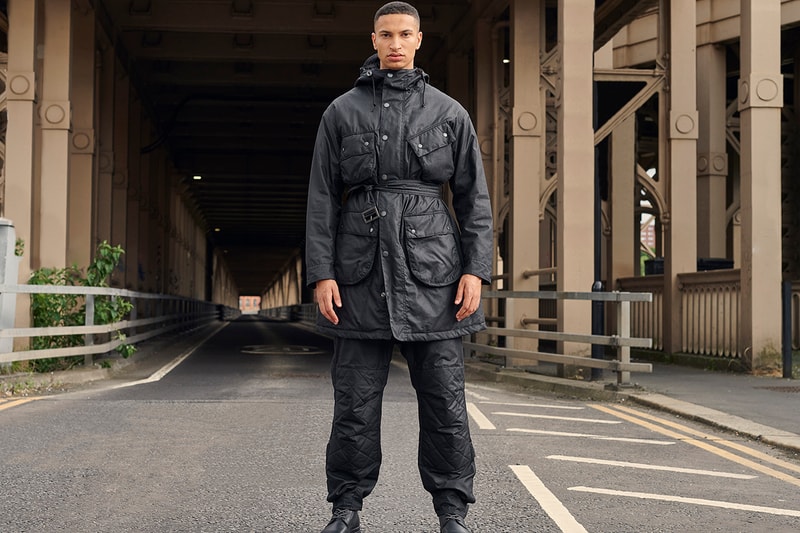 engineered garments daiki suzuki barbour international wax jacket motorcycle release information detail
