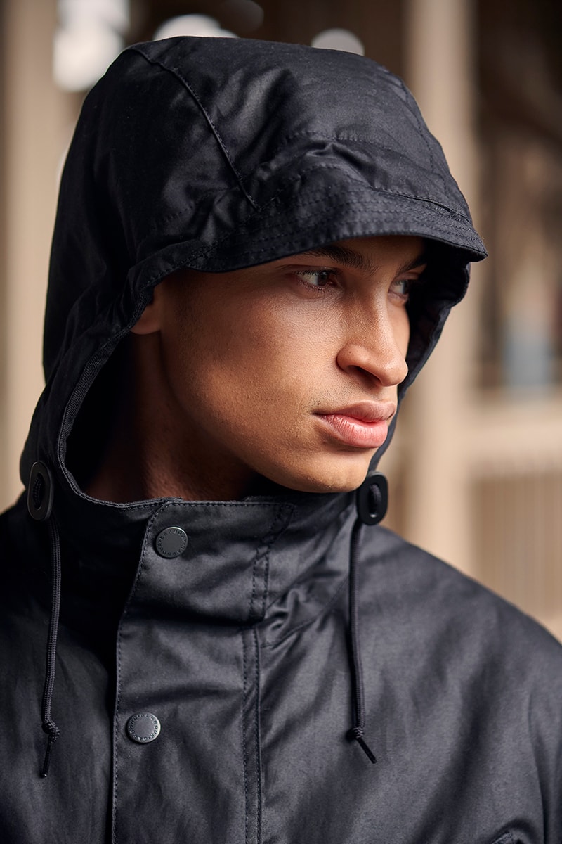 engineered garments daiki suzuki barbour international wax jacket motorcycle release information detail