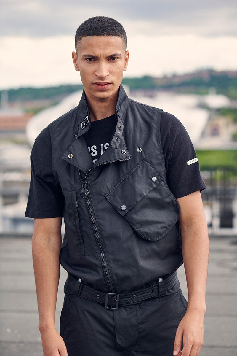 engineered garments daiki suzuki barbour international wax jacket motorcycle release information detail