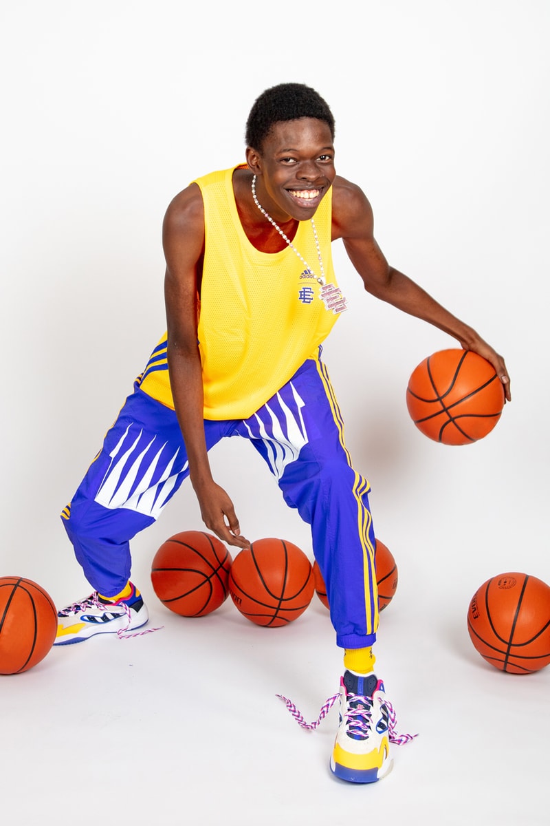 eric emanuel adidas basketball fundamentals collection n3xt l3v3l futurenatural streetball 2 ii adilette sandal slide short jersey warm up official release date info photos price store list buying guide