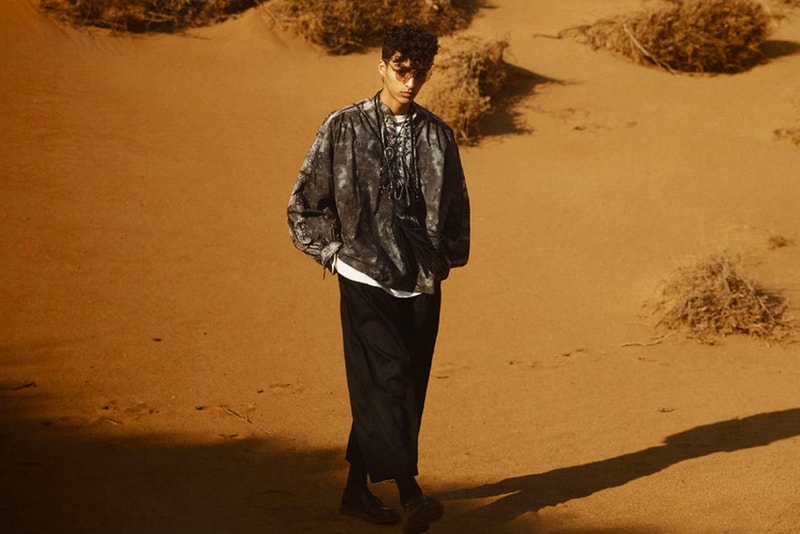 FACCIES Fall Winter 2021 Collection Lookbook Japan Makoto Kimura fashion nature styling 