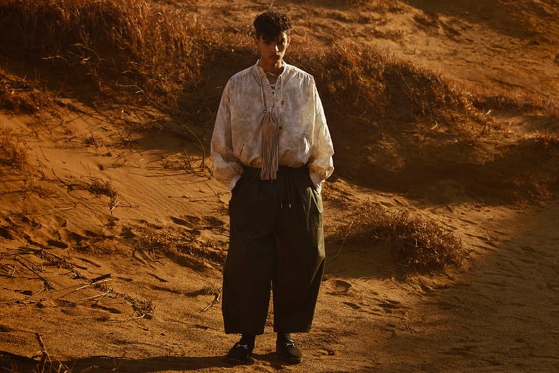 FACCIES Fall Winter 2021 Collection Lookbook Japan Makoto Kimura fashion nature styling 
