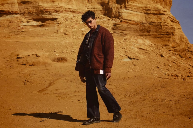 FACCIES Fall Winter 2021 Collection Lookbook Japan Makoto Kimura fashion nature styling 