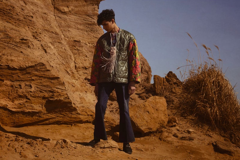 FACCIES Fall Winter 2021 Collection Lookbook Japan Makoto Kimura fashion nature styling 