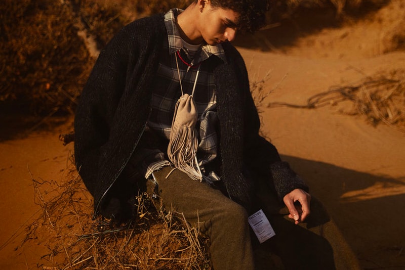 FACCIES Fall Winter 2021 Collection Lookbook Japan Makoto Kimura fashion nature styling 