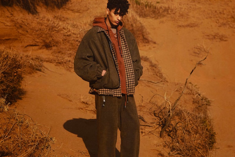 FACCIES Fall Winter 2021 Collection Lookbook Japan Makoto Kimura fashion nature styling 