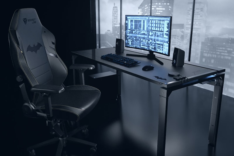 Secretlab And Warner Bros Bring a Dark Knight Flavor To Magnetic Magnus Gaming Desk