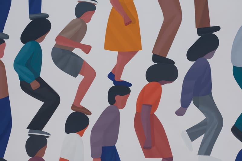 Geoff McFetridge "Sleeping Shapes" Half Gallery NYC