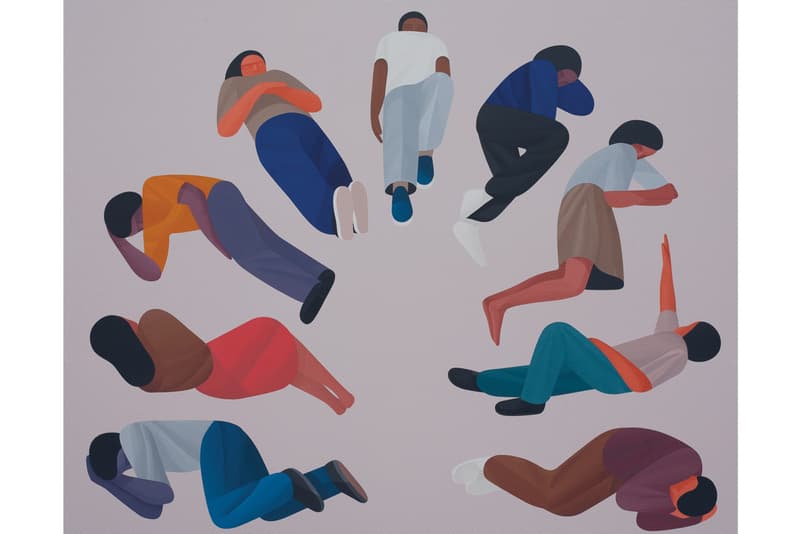 Geoff McFetridge "Sleeping Shapes" Half Gallery NYC