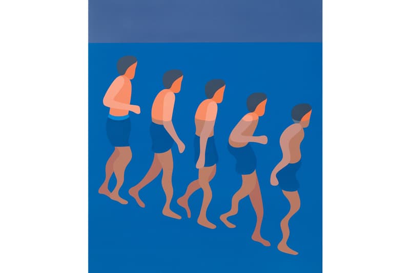 Geoff McFetridge "Sleeping Shapes" Half Gallery NYC