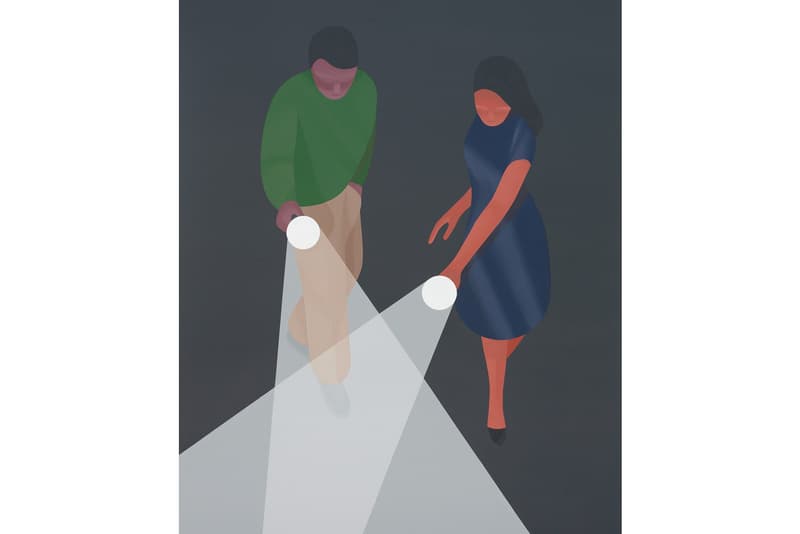 Geoff McFetridge "Sleeping Shapes" Half Gallery NYC