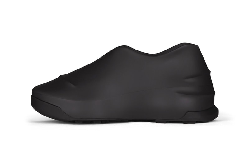 Givenchy Monumental Mallow Hybrid Shoes Rubber Mesh High Low Shiny Matte Black Brown Matthew M Williams Fall Winter 2021 FW21