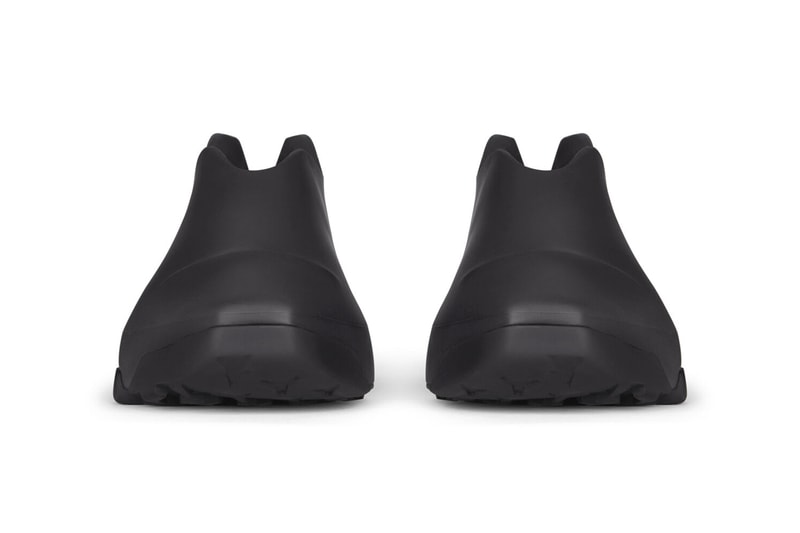 Givenchy Monumental Mallow Hybrid Shoes Rubber Mesh High Low Shiny Matte Black Brown Matthew M Williams Fall Winter 2021 FW21