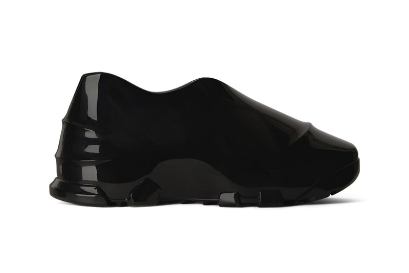 Givenchy Monumental Mallow Hybrid Shoes Rubber Mesh High Low Shiny Matte Black Brown Matthew M Williams Fall Winter 2021 FW21