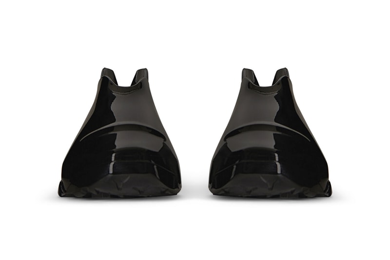 Givenchy Monumental Mallow Hybrid Shoes Rubber Mesh High Low Shiny Matte Black Brown Matthew M Williams Fall Winter 2021 FW21