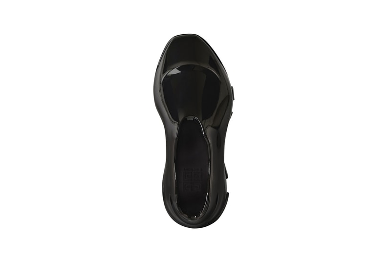 Givenchy Monumental Mallow Hybrid Shoes Rubber Mesh High Low Shiny Matte Black Brown Matthew M Williams Fall Winter 2021 FW21