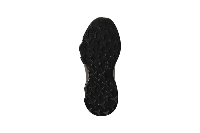 Givenchy Monumental Mallow Hybrid Shoes Rubber Mesh High Low Shiny Matte Black Brown Matthew M Williams Fall Winter 2021 FW21