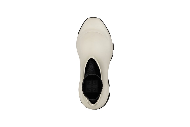 Givenchy Monumental Mallow Hybrid Shoes Rubber Mesh High Low Shiny Matte Black Brown Matthew M Williams Fall Winter 2021 FW21