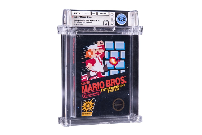 Goldin Auctions 1986 1985 the legend of zelda super mario bros WATA video game auction sealed auction retro gaming 