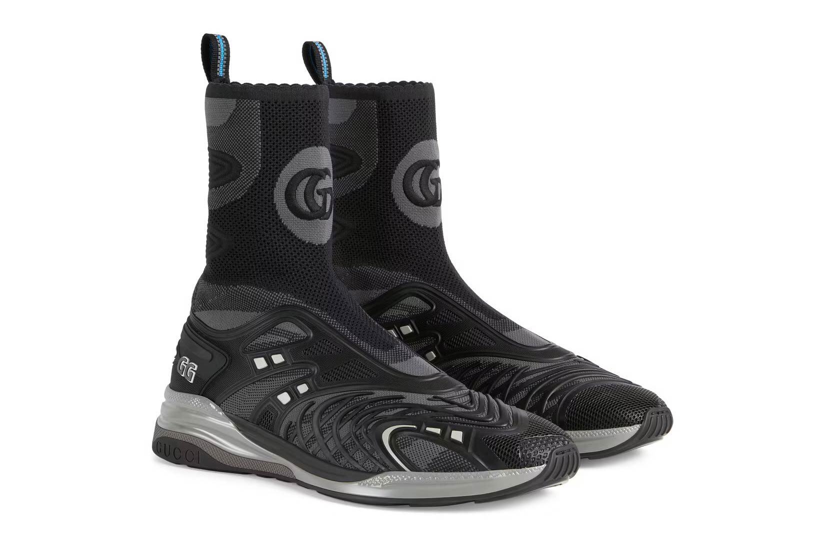 Gucci Ultrapace R mid-top sneaker neon black sneakers kicks footwear luxury Italian Style ‎655738 2TK10 8895  ‎660011 2TK10 8870 neon green