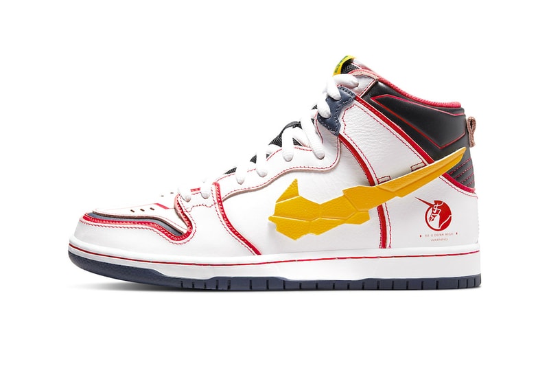 Gundam Nike SB Dunk High Project Unicorn White Official Look Release Info DH7717-100 Date Buy Price 