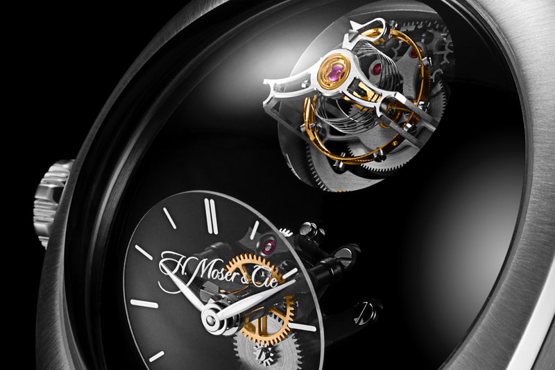 H. Moser & Cie Streamliner Cylindrical Tourbillon for only watch 2021 Vantablack auctions 