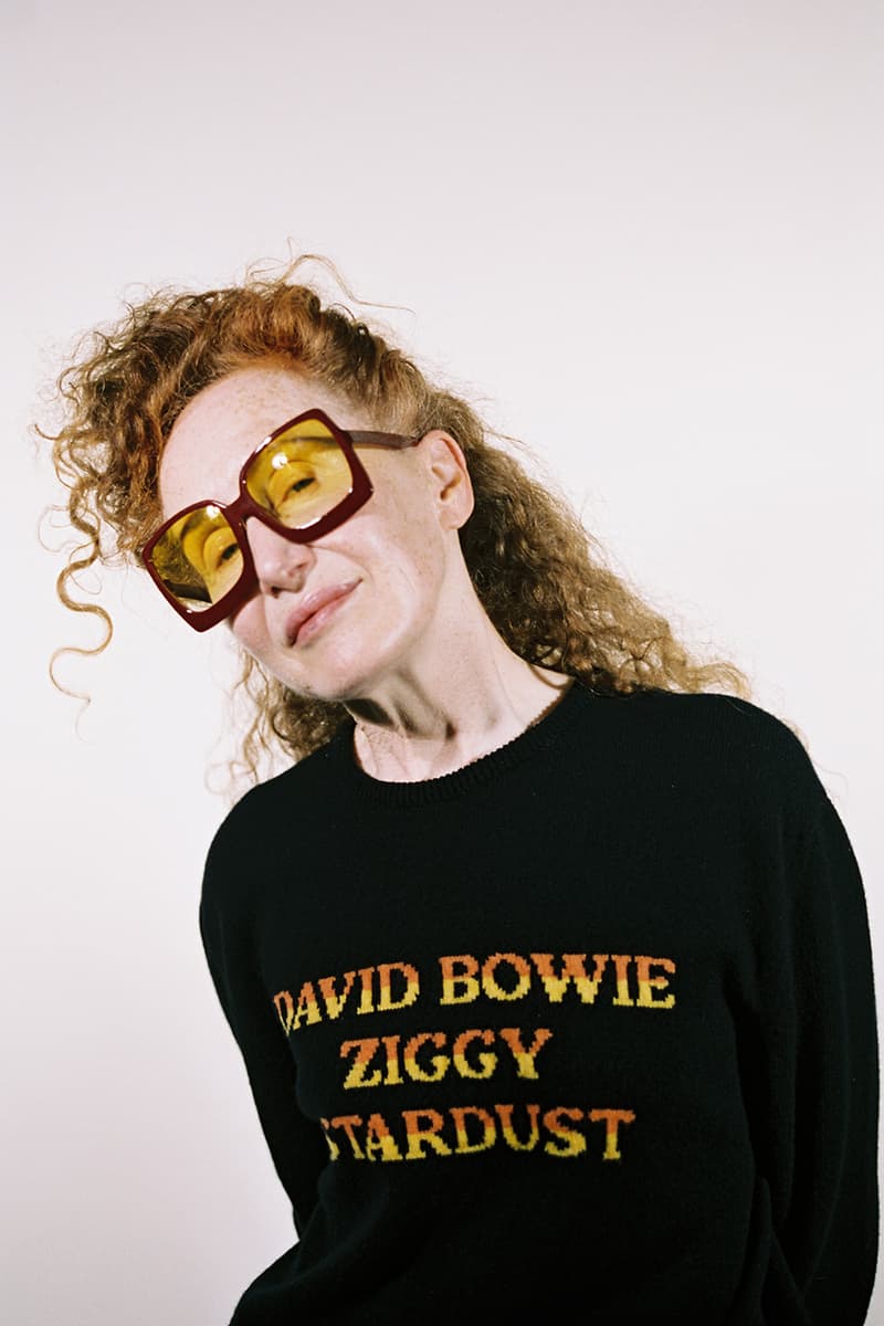 hades wool david bowie knitwear collection rebel rebel vest sweater ziggy stardust release information details