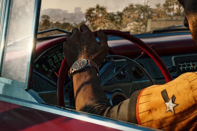 Hamilton Stars in Far Cry 6 Producing First Watch To Appear In Game and IRL With Khaki Field Titanium Auto