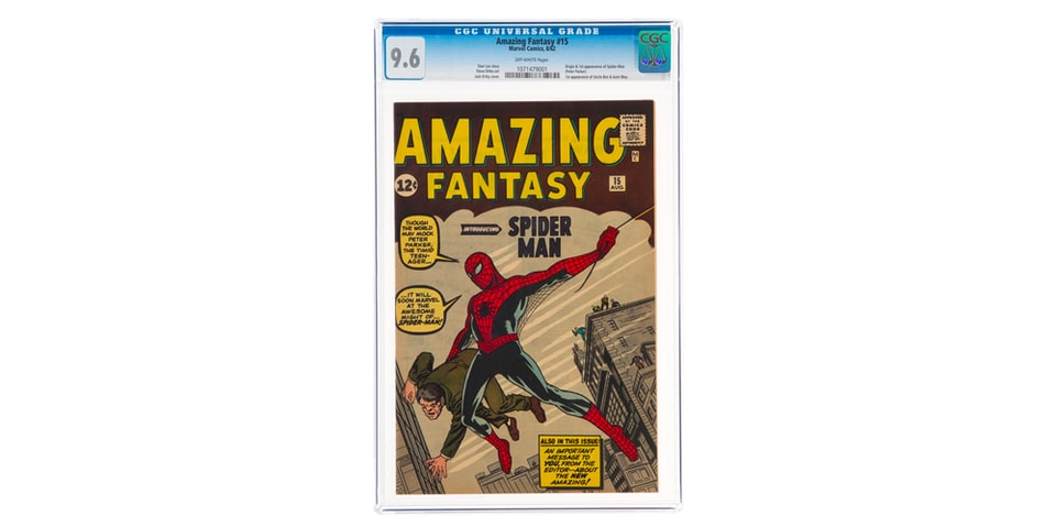 Marvel Amazing Fantasy 15 3 6 Million Usd Sale Hypebeast