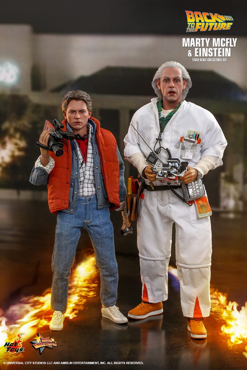 1/6 scale remote control Doc Brown Hot Shot Custom Toys Back Future BTTF Marty 