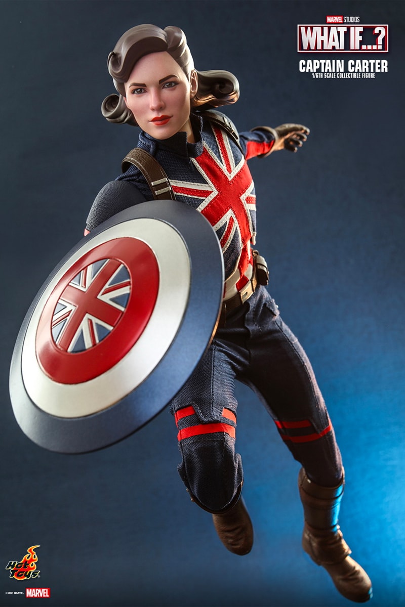 hot toys marvel studios what if animated series multiverse captain peggy carter first avenger 1 6th scale figure model collectible 