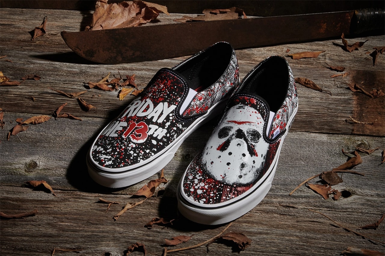 house of horrors vans sk8 hi era slip on friday the 13th the lost boys it the shining 