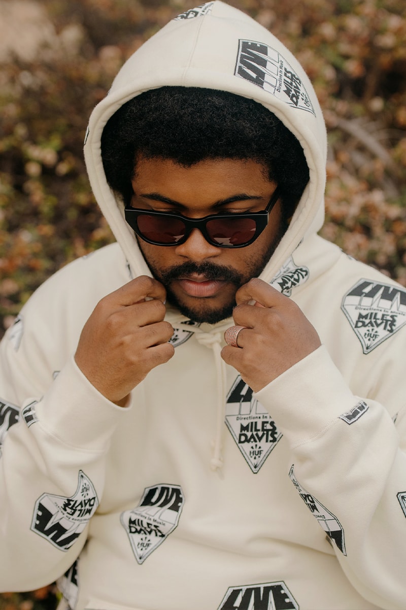 HUF x Miles Davis Collaboration Release Information jazz inspired music streetwear