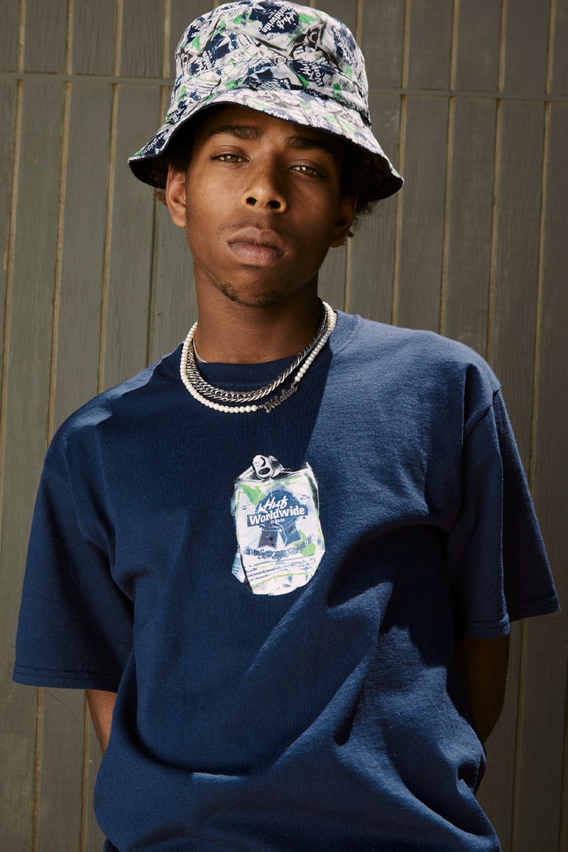 Выпуск лукбука HUF x Pabst Blue Ribbon FW21 Collection Info