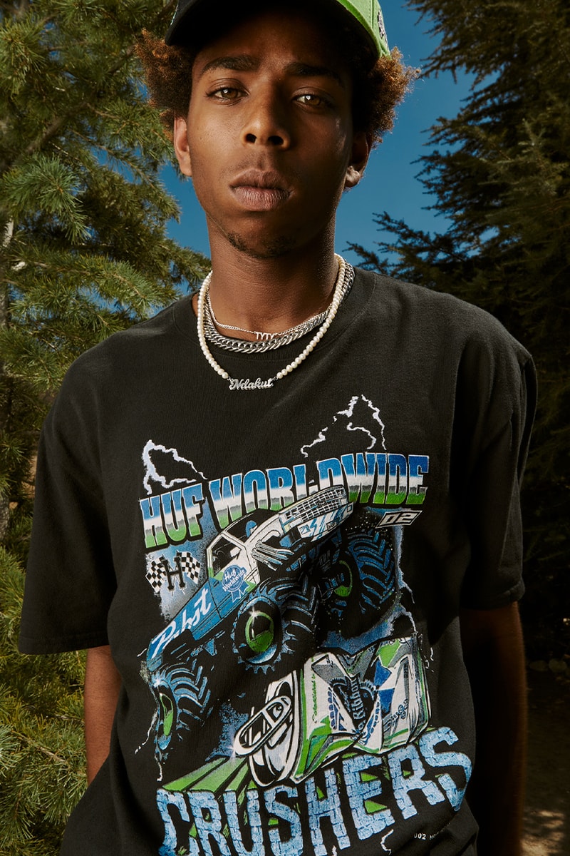 Выпуск лукбука HUF x Pabst Blue Ribbon FW21 Collection Info