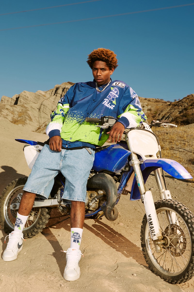 Выпуск лукбука HUF x Pabst Blue Ribbon FW21 Collection Info