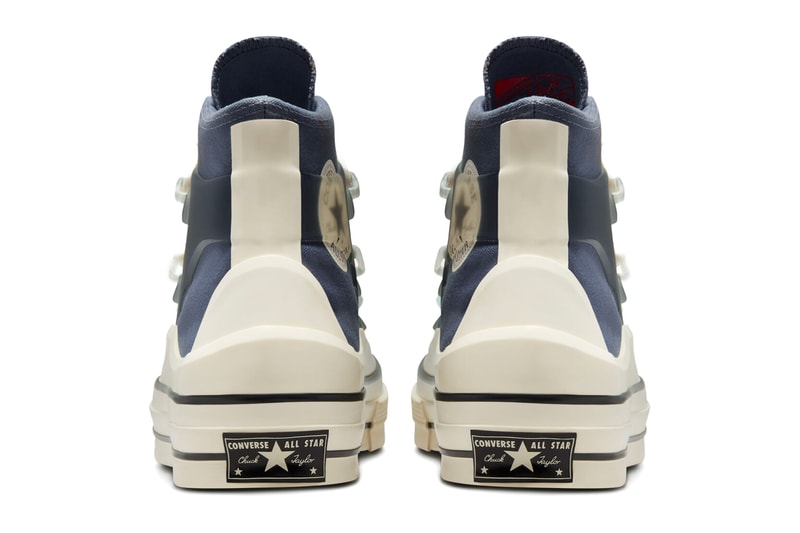 The Converse Chuck 70 Utility "Steel/Egret" Is Now Available Kim Jones round laces GR classic transparent translucent cage wavy midsole ortholite release info