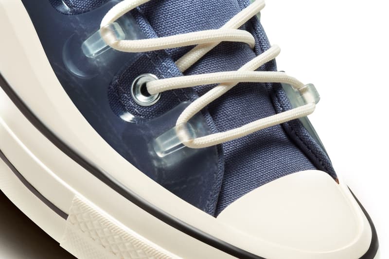 The Converse Chuck 70 Utility "Steel/Egret" Is Now Available Kim Jones round laces GR classic transparent translucent cage wavy midsole ortholite release info