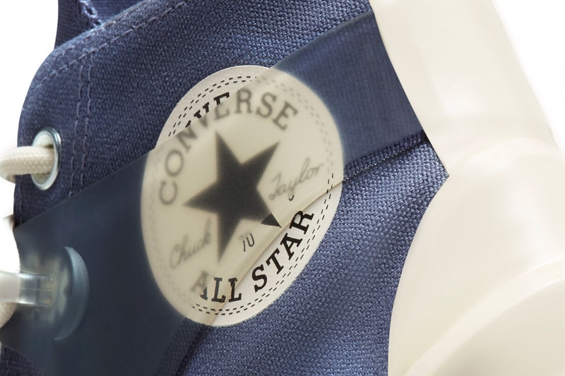 The Converse Chuck 70 Utility "Steel/Egret" Is Now Available Kim Jones round laces GR classic transparent translucent cage wavy midsole ortholite release info