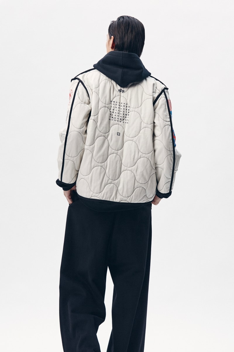 IISE Alpha Industries FW21 Collaboration Release L-2B ALS LINER jacket