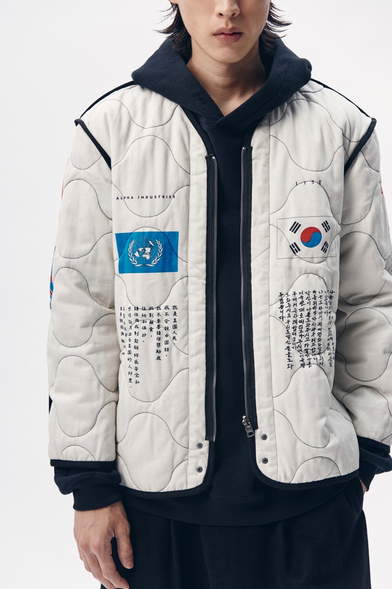 IISE Alpha Industries FW21 Collaboration Release L-2B ALS LINER jacket