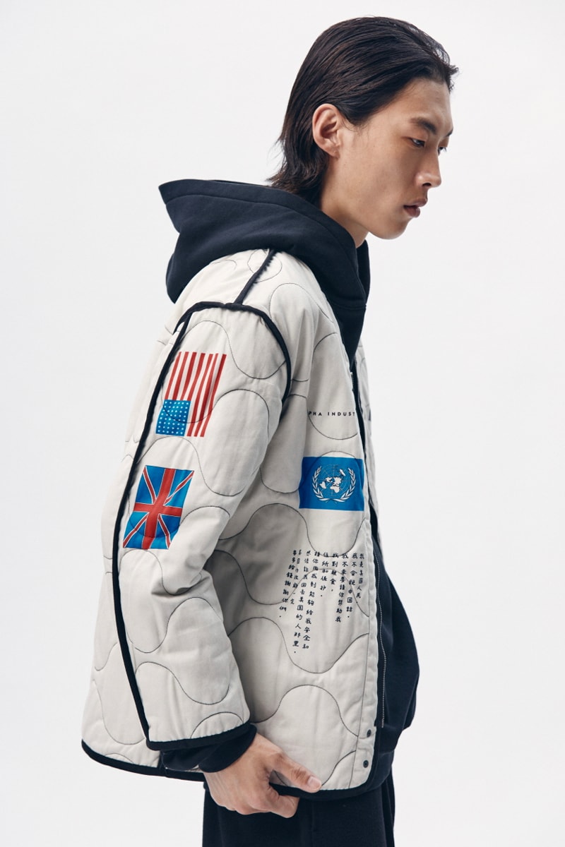 IISE Alpha Industries FW21 Collaboration Release L-2B ALS LINER jacket