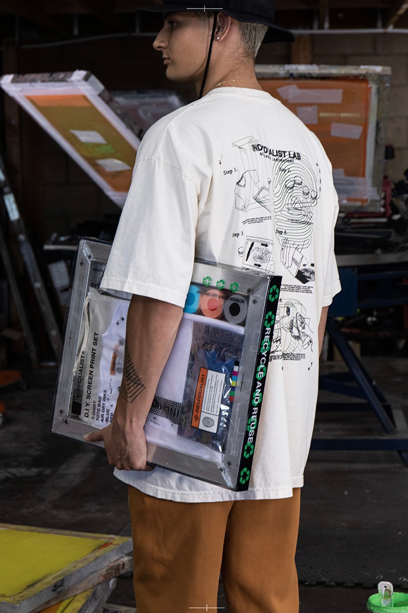 INDVLST LAB FW21 Collection Screen Print Kit Lookbook Release
